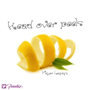 Frieda's Veggie Valentine: Head over (Meyer Lemon) peels