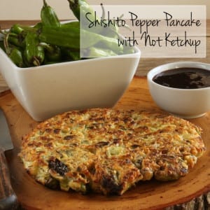 Frieda's Specialy Produce - Shishito Pepper Pancake with Not Ketchup