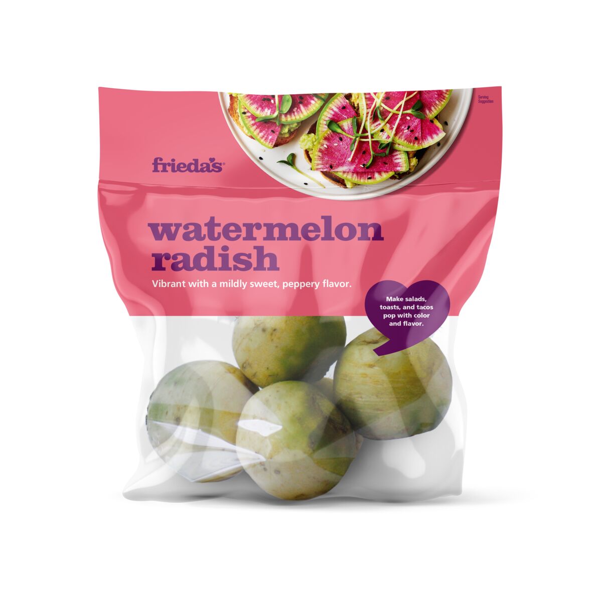 Watermelon Radish Menu Image