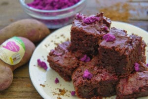 Frieda's Specialty Produce - Purple sweet potato brownies