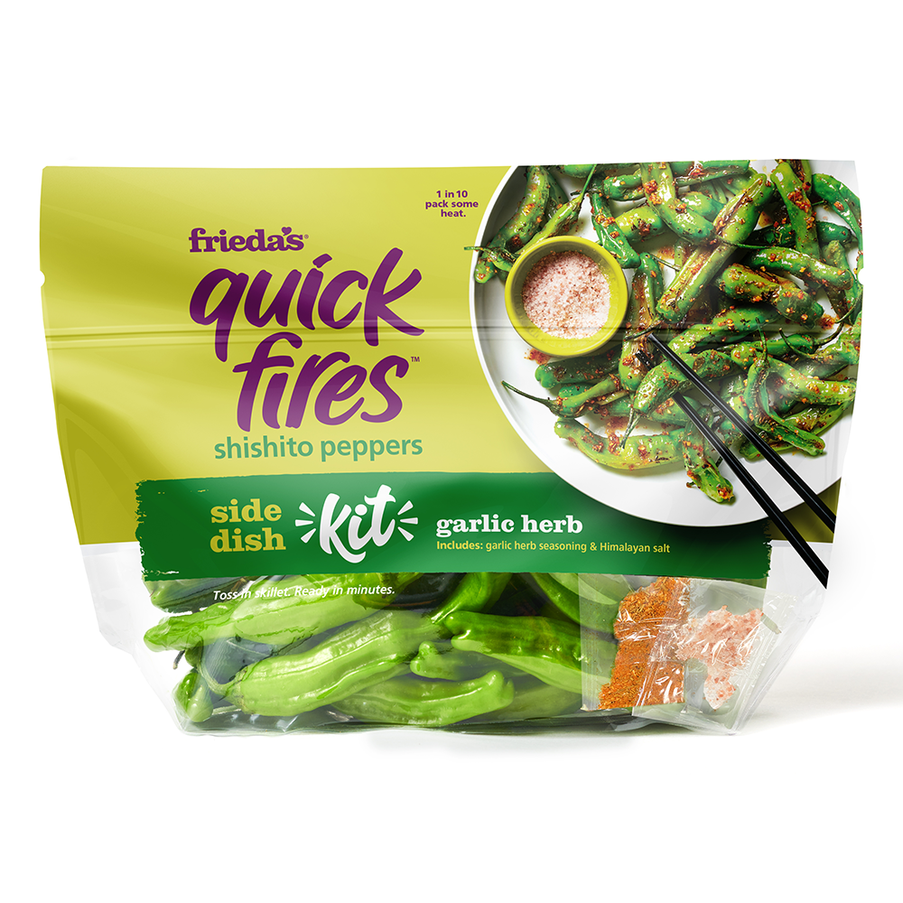 Quick Fires® Shishito Kit Garlic Herb Side Dish Kit Image